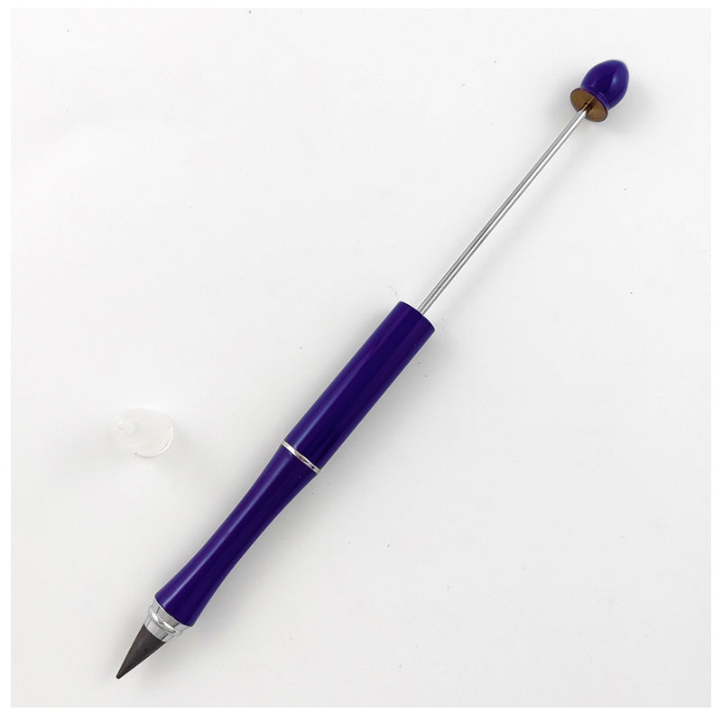 Wholesale Beadable Pencil Metal  DIY for Beaded Pen With Eraser